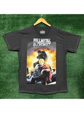 Fullmetal Alchemist: Brotherhood Anime Poster T-Shirt Size Medium